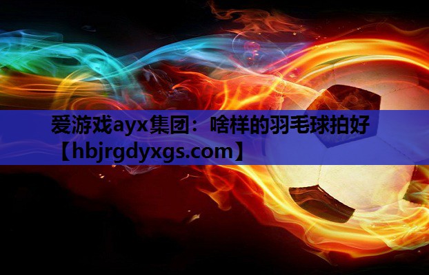 啥样的羽毛球拍好